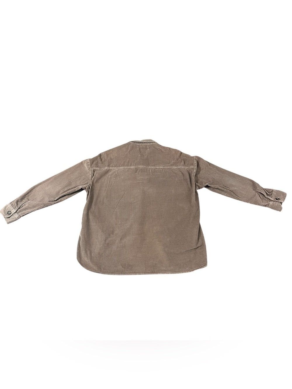 Hollister Men’s Corduroy Button Up Shirt Size M Brown 100% Cotton - Picture 2 of 4